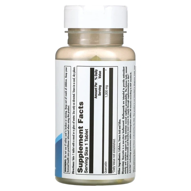 Quercetin 1000mg - 60 tabs - Фото 2 Quercetin 1000mg - 60 tabs - зображення 2