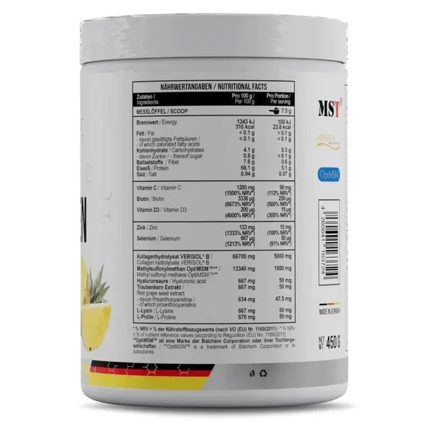 Коллаген Beauty Collagen MST, ананас, 450 г - изображение 2