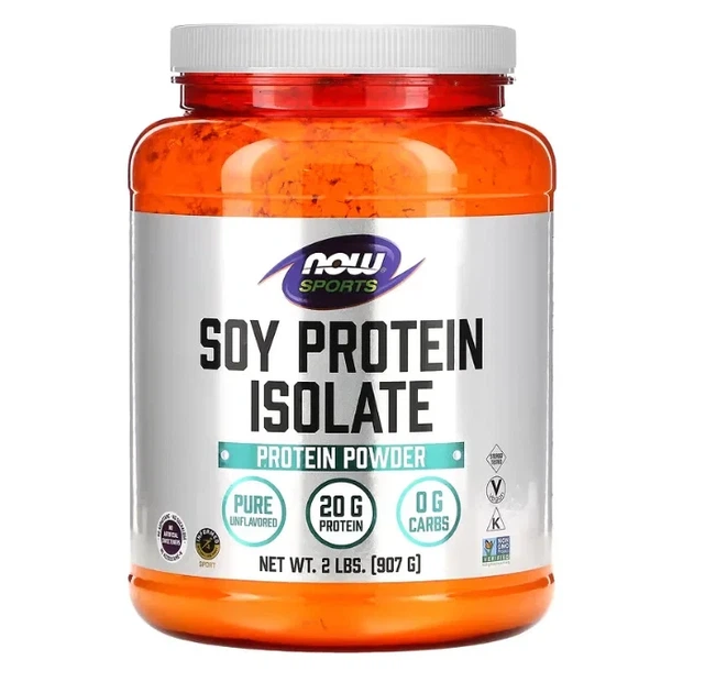 Ізолят соєвого протеїну натуральний смак Now Foods (Soy Protein Isolate Natural Flavor) 907 г - Фото 1 Ізолят соєвого протеїну натуральний смак Now Foods (Soy Protein Isolate Natural Flavor) 907 г - зображення 1