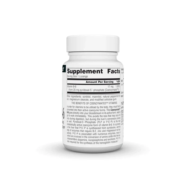 Вітамін B-6 з коферментами Coenzymated B-6 25 мг Source Naturals, 120 Таблетки - зображення 2
