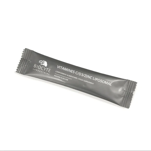 Вітамін C D3 цинк ліпосомальний Vitamine C-D3-Zink Liposomal Biocyte, 14 стіків - зображення 4