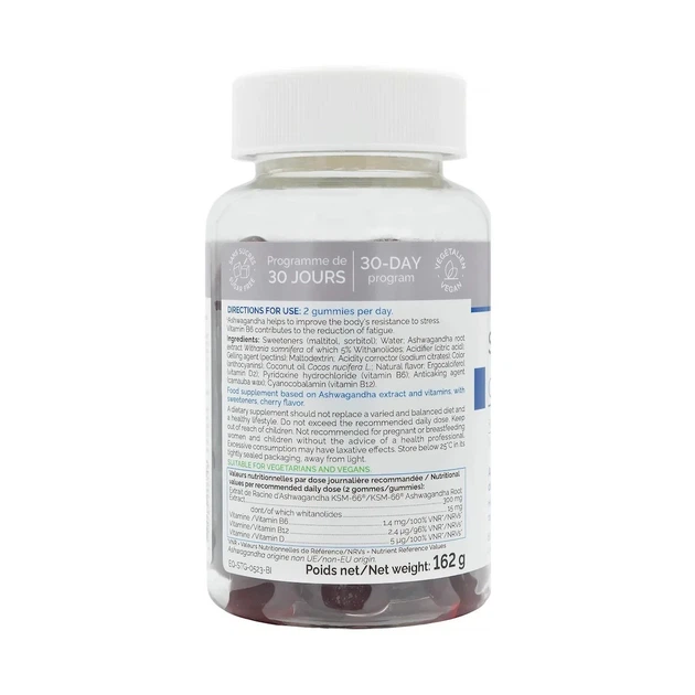 Добавка від стресу Stress Gummies Biocyte 60 жувальних цукерок - зображення 4