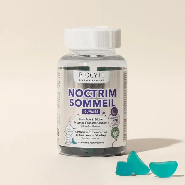 Харчова добавка для сну Noctrim Sommeil Biocyte 60 жувальних цукерок - зображення 2