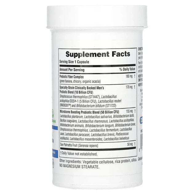 Пробиотик для мужчин, 60 млрд КОЕ, GI Natural, Probiotic Men, Natures Plus, 30 капсул - Фото 2 Пробиотик для мужчин, 60 млрд КОЕ, GI Natural, Probiotic Men, Natures Plus, 30 капсул - изображение 2