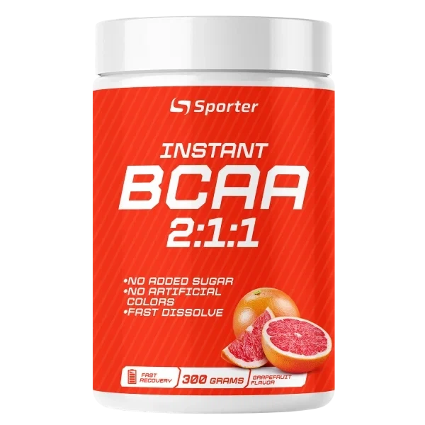 BCAA Instant 300 г Sporter грейпфрут - Фото 1 BCAA Instant 300 г Sporter грейпфрут - изображение 1