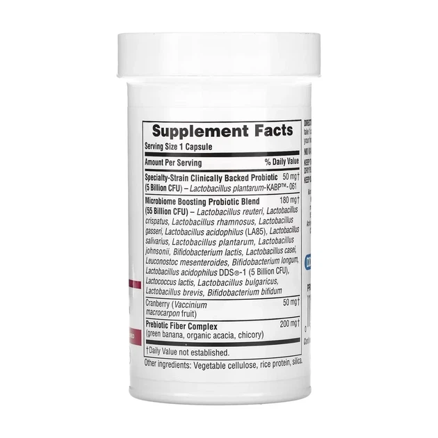 Пробиотик для женщин Nature's Plus GI Natural, 30 капсул - изображение 2