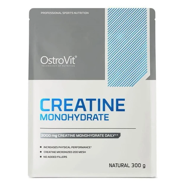 Креатин Creatine Monohydrate OstroVit 300 г Без вкусовых добавок - изображение 2