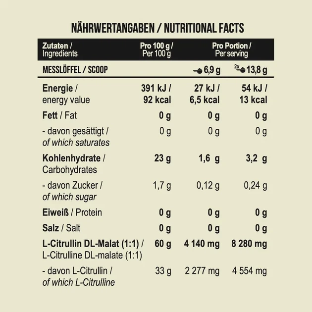 Цитруллин Citrulline Pump MST манго-маракуя 262 г - изображение 3