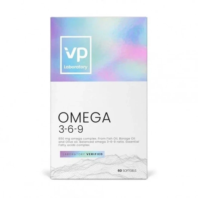 Омега 3-6-9 Omega 3-6-9 VP Lab, 60 капсул - зображення 3
