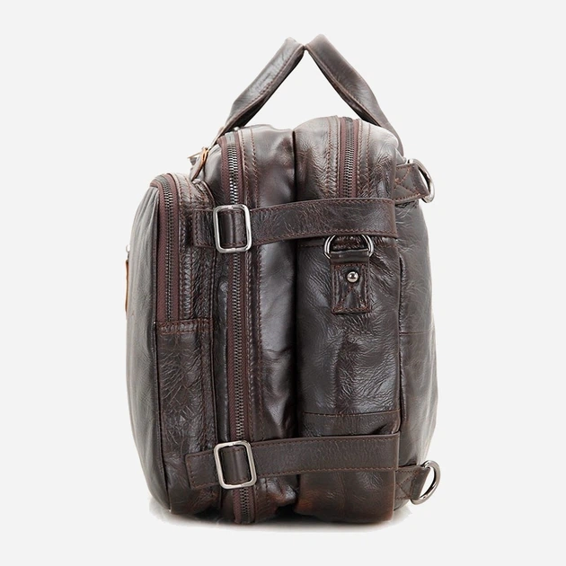 Сумка портфель мужская из натуральная кожи Vintage leather-14106 Коричневая - Фото 6 Сумка портфель мужская из натуральная кожи Vintage leather-14106 Коричневая - изображение 6