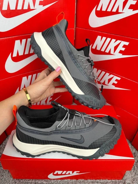 Кросівки ACG Mountain Fly Low GTX Grey Black Beige (43) А4680-1263787 - зображення 13