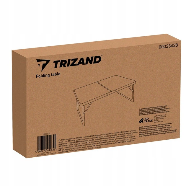 Складной туристический стол 60х40 см до 15 кг для кемпинга алюминий Trizand FK-2346 - изображение 8