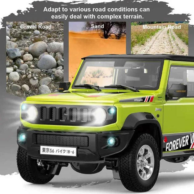 Радиоуправляемый автомобиль Suzuki Jimny HG4-53 с эффектом дыма светом звуком масштаб 1:16 для детей от 15 лет LS-452 - изображение 8