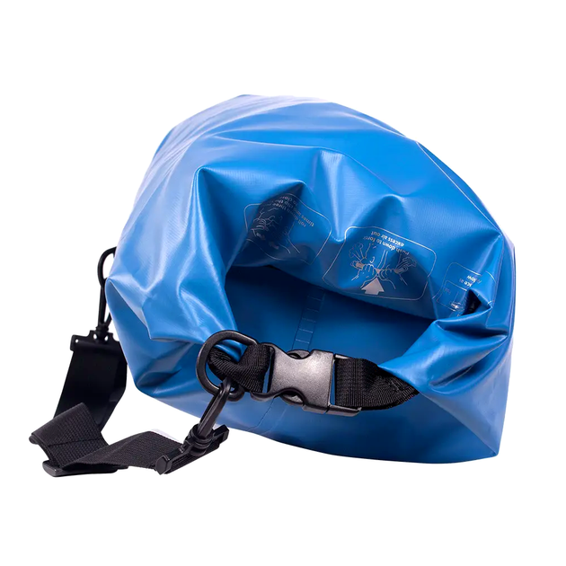 Водонепроницаемая сумка мешок 2л для активного отдыха ПВХ Синий Ocean Pack LS-1444 - изображение 6