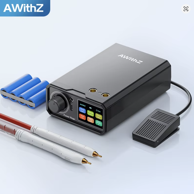 Портативный точечный сварочный аппарат AWithZ UK3 10000 мАч, сварка до 0.7 мм - Фото 2 Портативный точечный сварочный аппарат AWithZ UK3 10000 мАч, сварка до 0.7 мм - изображение 2