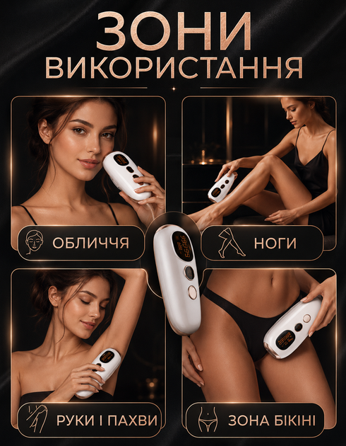 Фотоэпилятор женский LuminiPRO лазерный эпилятор 5 уровней интенсивности для эпиляции любого типа кожи без раздражений - Фото 5 Фотоэпилятор женский LuminiPRO лазерный эпилятор 5 уровней интенсивности для эпиляции любого типа кожи без раздражений - изображение 5