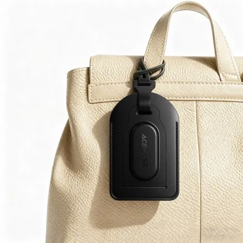 Брелок-поисковый трекер ACEFAST S5 Luggage Positioning Device Black с поддержкой Apple Find My для чемодана, сумки и багажа - изображение 6