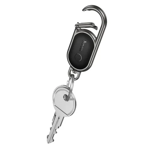Брелок-трекер Hoco E91J Tiger Smart Anti-Lost Keychain Black с поддержкой Apple Find My - изображение 3