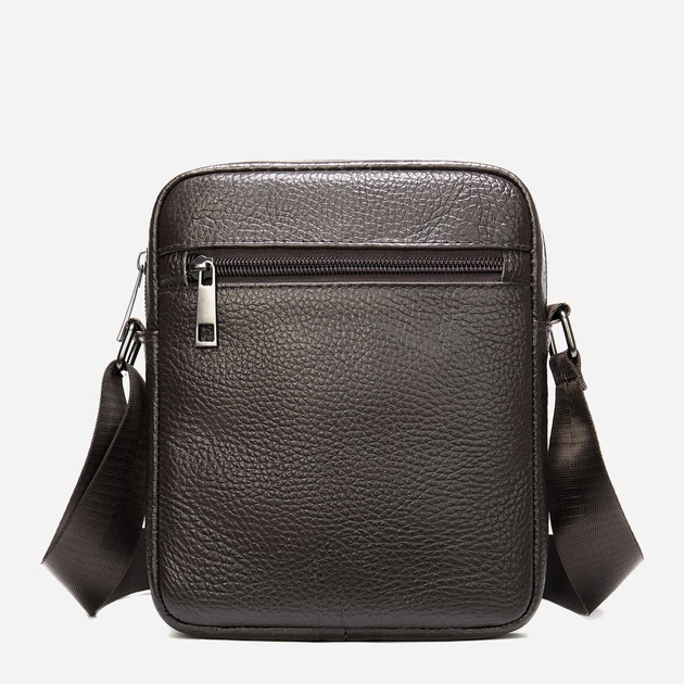 Сумка планшет через плечо мужская из натуральная кожи Vintage leather-14993 Темно-коричневая - изображение 3