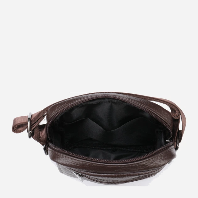 Сумка планшет через плечо мужская из натуральная кожи Vintage leather-14993 Темно-коричневая - изображение 6