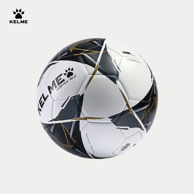 Мяч футбольный KELME ORTEX Size 5 черный/золотой - Фото 3 Мяч футбольный KELME ORTEX Size 5 черный/золотой - изображение 3