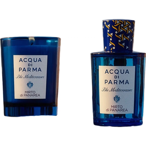 Ароматическая свеча ACQUA DI PARMA [Выбор Ван Анью] «Голубое Средиземноморье» (Калифорнийская корица), 200 г, подарок на день рождения для мужчин и женщин. - изображение 2