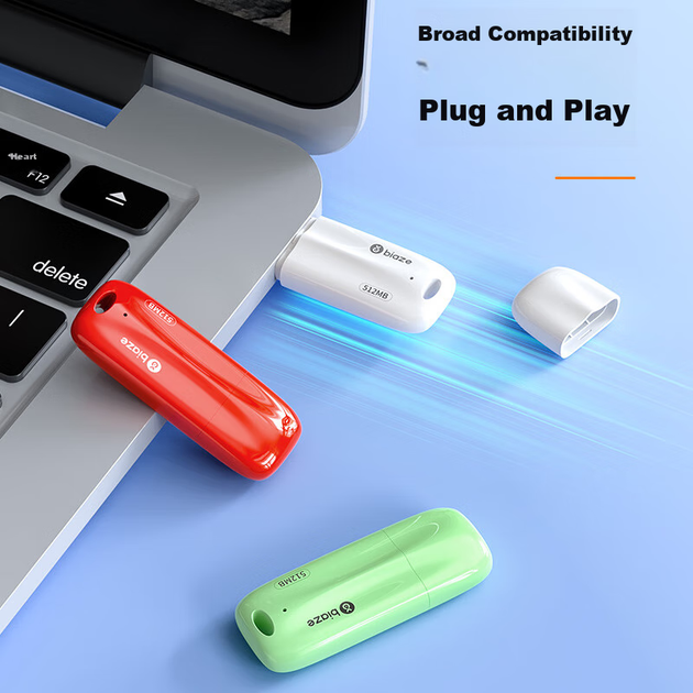 Флешка BIAZE UP11, 512 МБ, USB 2.0, набор 5 шт, для тендеров - изображение 7