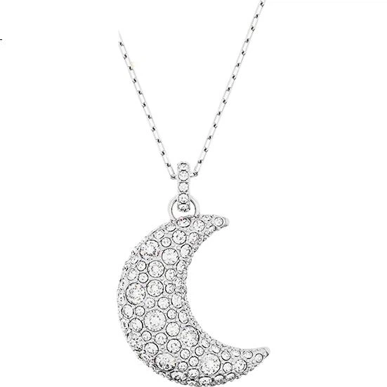 Кольє SWAROVSKI LUNA у формі місяця зі зіркою та місяцем, подарунок на день народження для жінок, 5666181 - зображення 3