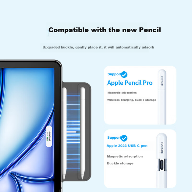 Магнитный двусторонний чехол UGREEN Smart для iPad Air 8, совместимый с моделями Air 11 дюймов 2020/2026 годов, чип M4, универсальный размер для Air 7/6/5/4, тонкий защитный чехол для планшета Apple с функцией отвода тепла. - Фото 7 Магнитный двусторонний чехол UGREEN Smart для iPad Air 8, совместимый с моделями Air 11 дюймов 2020/2026 годов, чип M4, универсальный размер для Air 7/6/5/4, тонкий защитный чехол для планшета Apple с функцией отвода тепла. - изображение 7