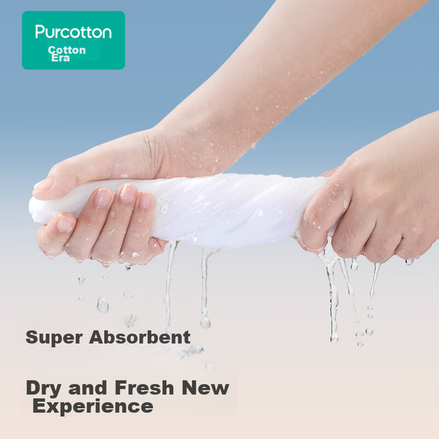 Полотенца PurCotton одноразовые банные хлопковые утолщенные, для отелей, 100х60см, 5шт - Фото 6 Полотенца PurCotton одноразовые банные хлопковые утолщенные, для отелей, 100х60см, 5шт - изображение 6