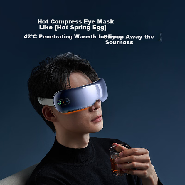 Массажер JD Original Smart Eye E7 Pro для глаз, вибрация и тепло, подарочный - изображение 3