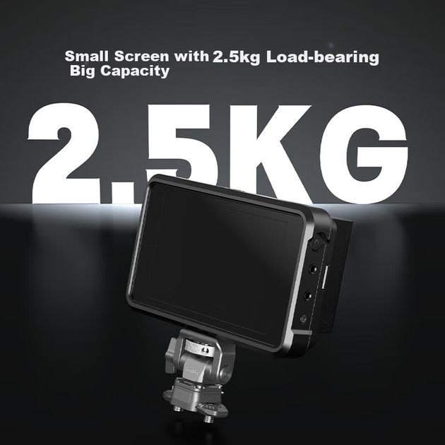 SmallRig 4487, универсальная быстросъемная опора с выдвижным пазом для крепления микрофонной стойки с подсветкой монитора, аксессуар для штатива камеры Akas. - зображення 9