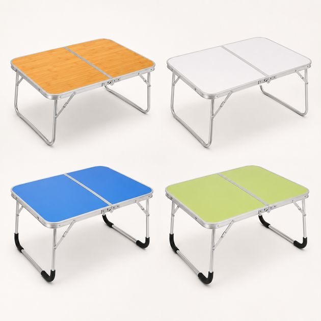 Синий Стол компактный складной для дома, кемпинга-пикника Folding table AND844-846 - Фото 1 Синий Стол компактный складной для дома, кемпинга-пикника Folding table AND844-846 - изображение 1