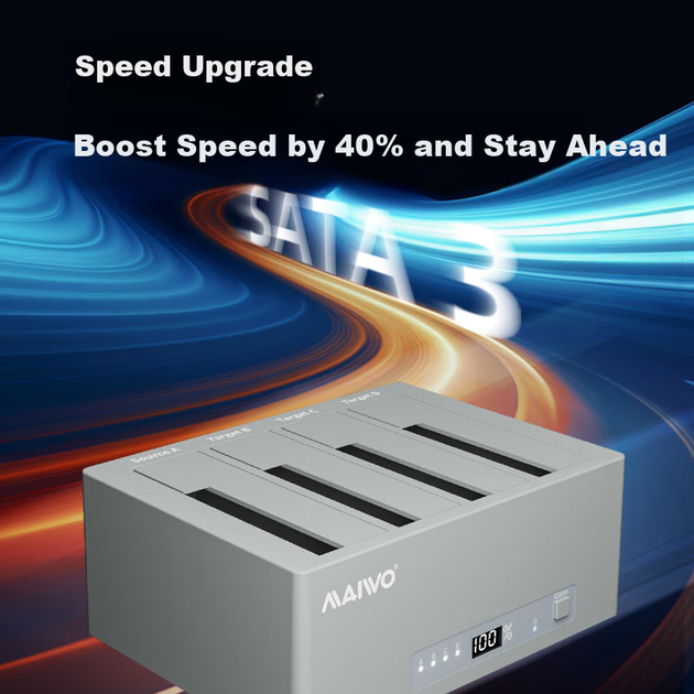 Док-станция для дисков MAIWO K3084CL 4 отсека SATA3 - Фото 8 Док-станция для дисков MAIWO K3084CL 4 отсека SATA3 - изображение 8