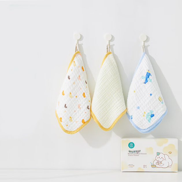 Детское марлевое полотенце PurCotton «Уточка», 25×50 см, 3 шт - изображение 8