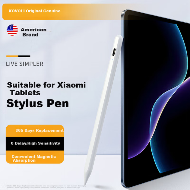 KOVOL [американський бренд] Сумісний сенсорний стилус для планшетів Xiaomi, другого покоління для 7sPro/7/6sPro/6pro/5Pro/redmi, місткісний стилус для письма на екрані планшета Redmi. - зображення 4