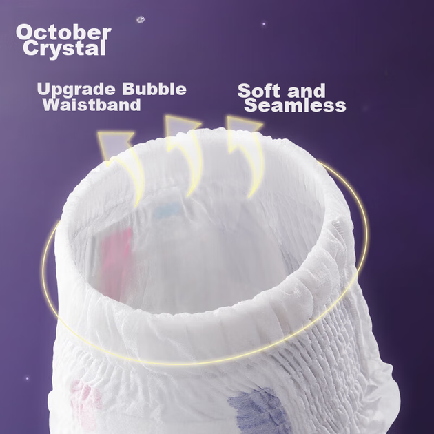 Підгузки-пульверизатори Shiyuejiejing All-Protection Newborn Explorer Pull-Up, ультратонкі та сухі, великий розмір, 3XL, 24 штуки (для вагою від 17 кг) - Фото 8 Підгузки-пульверизатори Shiyuejiejing All-Protection Newborn Explorer Pull-Up, ультратонкі та сухі, великий розмір, 3XL, 24 штуки (для вагою від 17 кг) - изображение 8