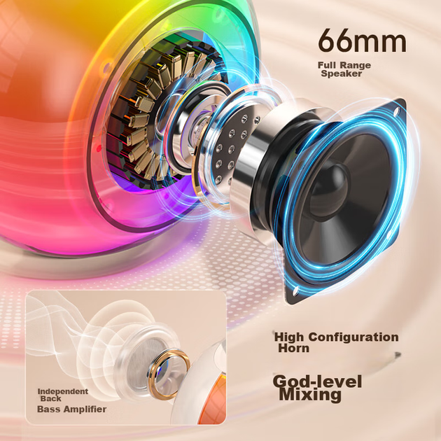 Микрофон Newmine MC76 караоке беспроводной Bluetooth со встроенной колонкой, комплект из 2 шт - изображение 6