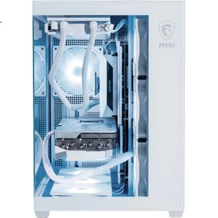 Корпус MSI Chiebao PLUS ATX с обратным подключением и поддержкой СЖО 360 мм, белый - изображение 2