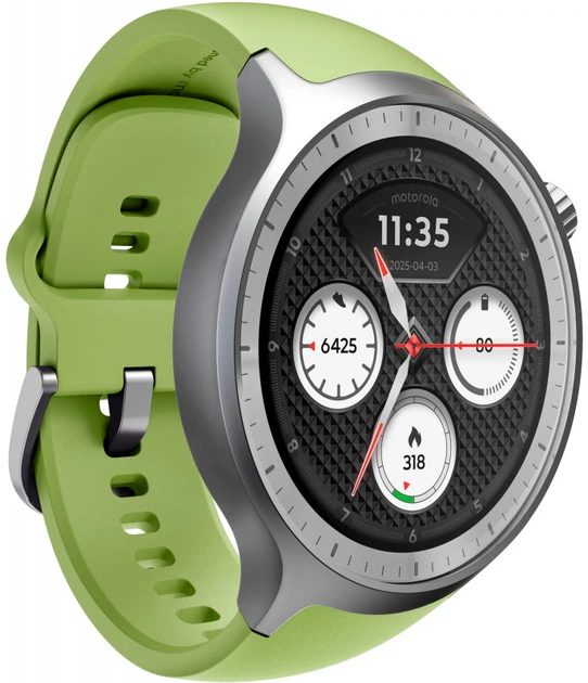 Смарт-годинник Motorola Moto Watch Silver (PG38C08264) - зображення 3
