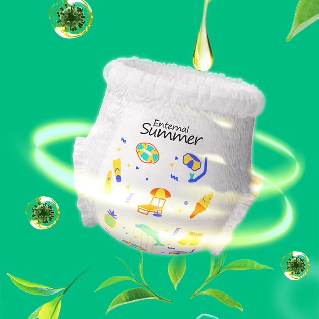 Подгузники-трусики Shengxiaguangnian Summer XXXL, 24 шт (18 кг+) - изображение 10