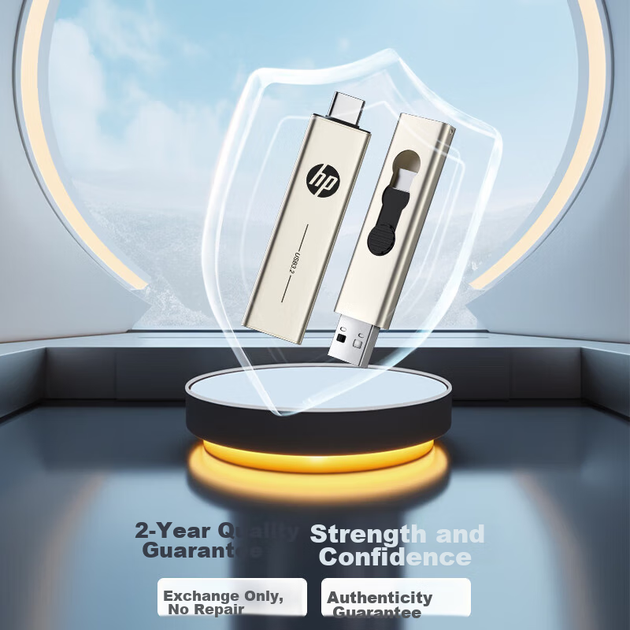 Флеш память USB HP X796c 256GB USB 3.2 Gen1 + Type-C без аксессуаров - Фото 11 Флеш память USB HP X796c 256GB USB 3.2 Gen1 + Type-C без аксессуаров - изображение 11