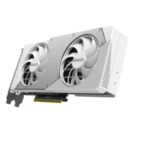 Видеокарта GeForce RTX 5070, Inno3D, TWIN X2 OC (White Edition), 12Gb GDDR7 (N50702-12D7X-195064W) - изображение 4
