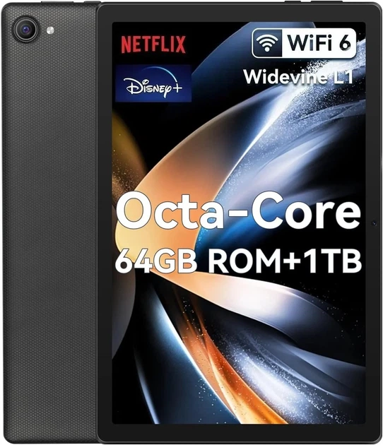 Планшет 10.1" Whitedeer KT1016 3+5/64 ГБ 8 ядер Android 14 5000 mAh Чорний (102172497) - Фото 1 Планшет 10.1" Whitedeer KT1016 3+5/64 ГБ 8 ядер Android 14 5000 mAh Чорний (102172497) - зображення 1