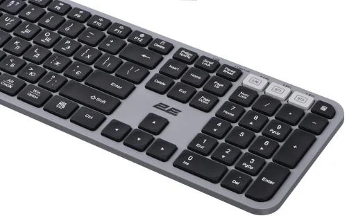 Комплект беспроводной 2E MK440, Black (2E-MK440WBGR_UA) - Фото 8 Комплект беспроводной 2E MK440, Black (2E-MK440WBGR_UA) - изображение 8