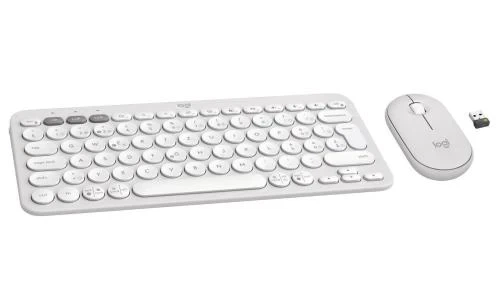 Комплект беспроводной Logitech Pebble 2 Combo, White (920-012240) - Фото 2 Комплект беспроводной Logitech Pebble 2 Combo, White (920-012240) - изображение 2