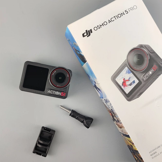 Экшн-камера DJI Osmo Action 5 Pro Adventure Combo / 360° / 40Мп / 4К / 120fps / Wi-Fi / Bluetooth / Влагозащищенная / Черная (102157445) - Б/У - изображение 10