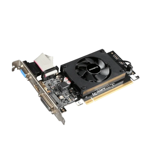 Відеокарта GeForce GT710, Gigabyte, 2Gb GDDR3, 64-bit (GV-N710D3-2GL) - зображення 2