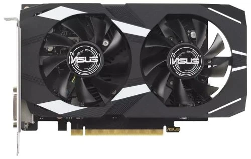 Відеокарта GeForce RTX 3050, Asus, DUAL OC, 6Gb GDDR6 (DUAL-RTX3050-O6G) - Фото 2 Відеокарта GeForce RTX 3050, Asus, DUAL OC, 6Gb GDDR6 (DUAL-RTX3050-O6G) - зображення 2