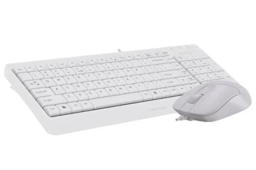 Комплект A4Tech Fstyler Sleek Multimedia Comfort F1512, White, клавиатура+мышь, USB - изображение 4